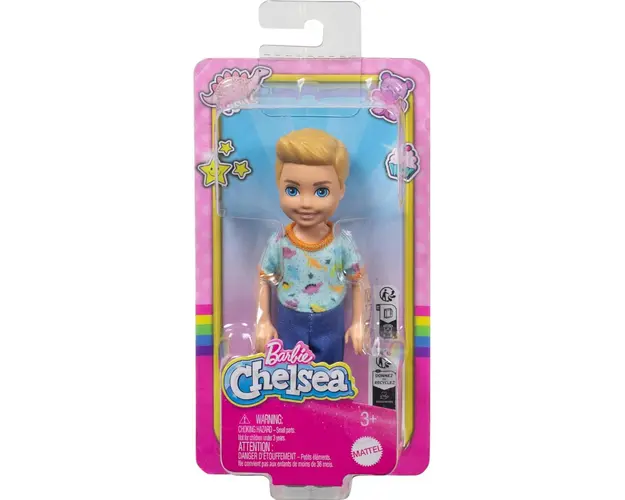 Papusa Barbie Chelsea, Dino Print, HXM98