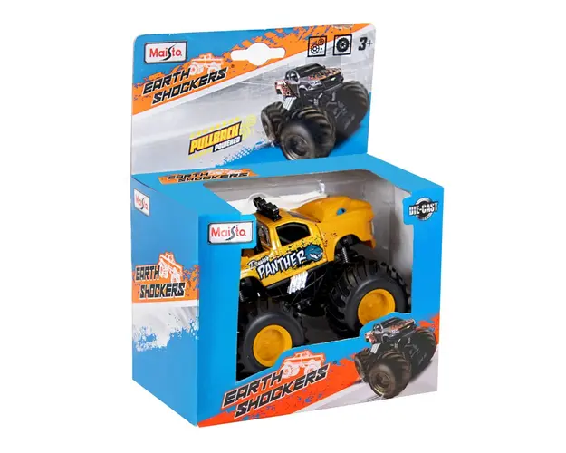 Masinuta Maisto Fresh Metal Earth Shockers, Met Galben