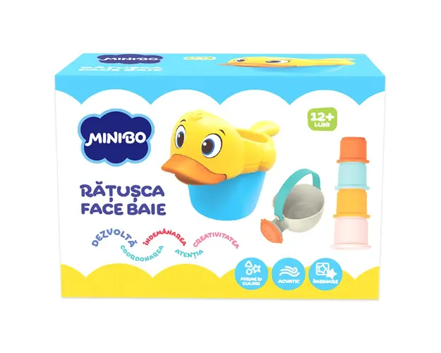 Ratusca face baie, Minibo