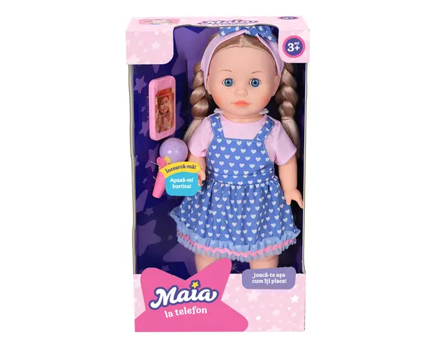 Papusa Maia la telefon