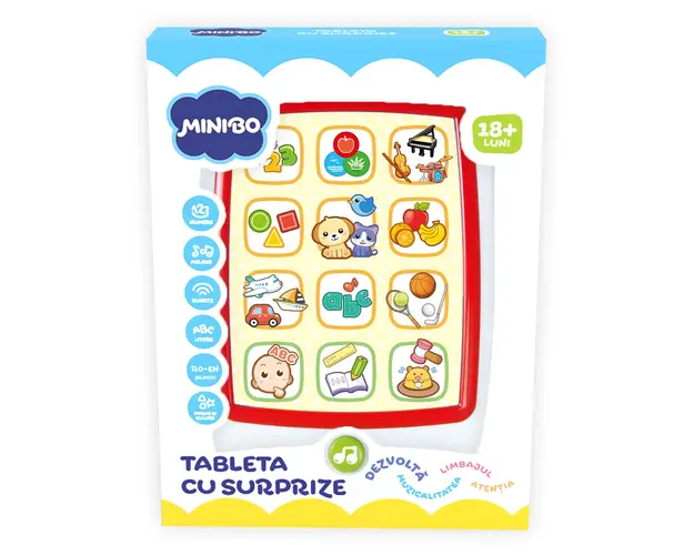 Jucarie Bebelusi, Minibo, Tableta cu surprize