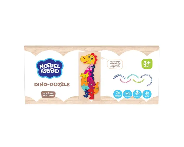 Puzzle din lemn, Noriel Wood, Dino