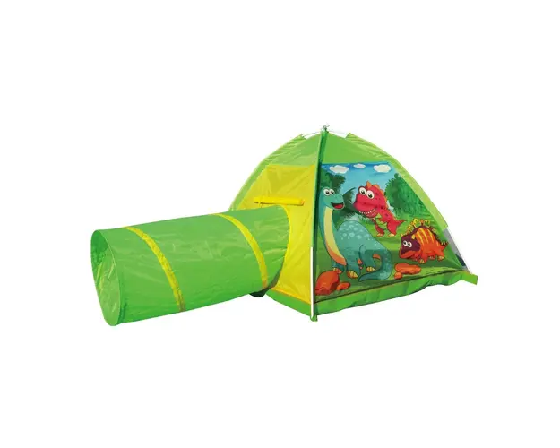 Cort cu tunel pentru copii Iplay-Toys Dinosaur Tent
