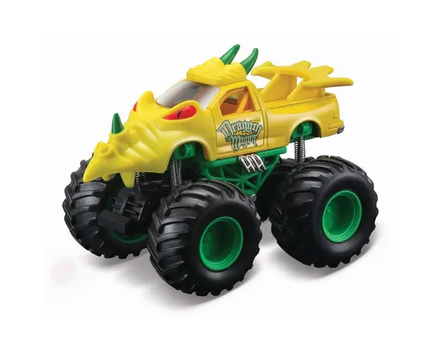 Masinuta Maisto Fresh Metal Earth Shockers, Galben