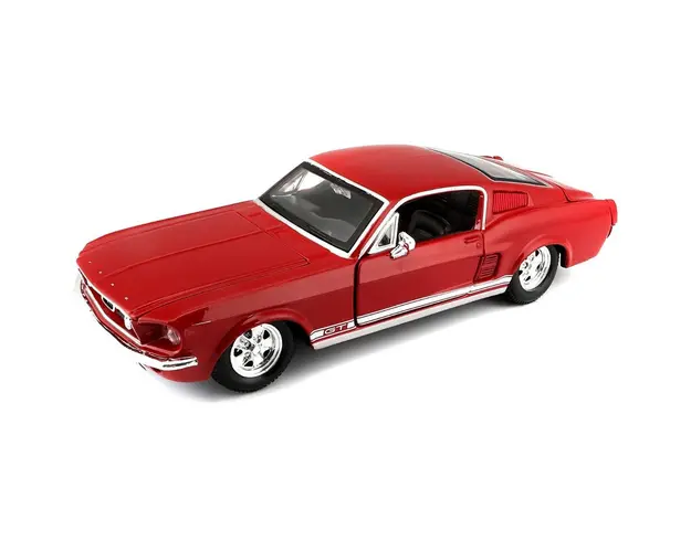 Masinuta Maisto Ford Mustang GT 1967, 1:24, Rosu