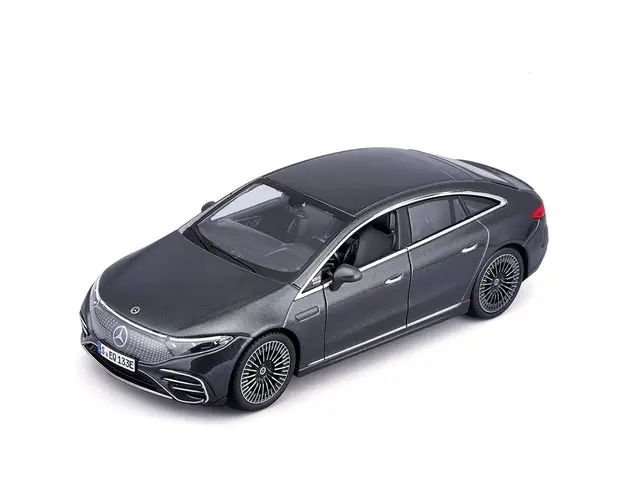 Masinuta Mercedes Benz EQS, Maisto, 1:27, Gri