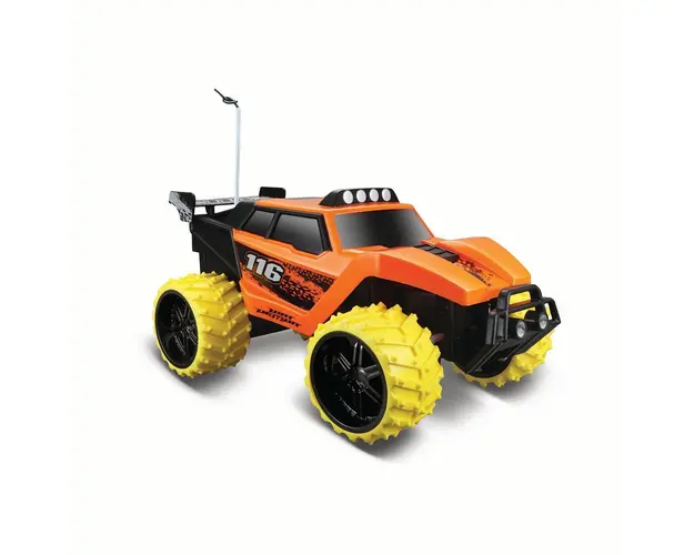 Masinuta off-road cu telecomanda Dirt Demon Maisto, 1:16, Portocaliu