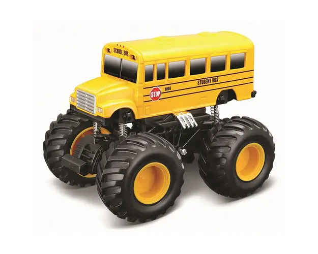 Masinuta Maisto Fresh Metal Earth Shockers, Student Bus
