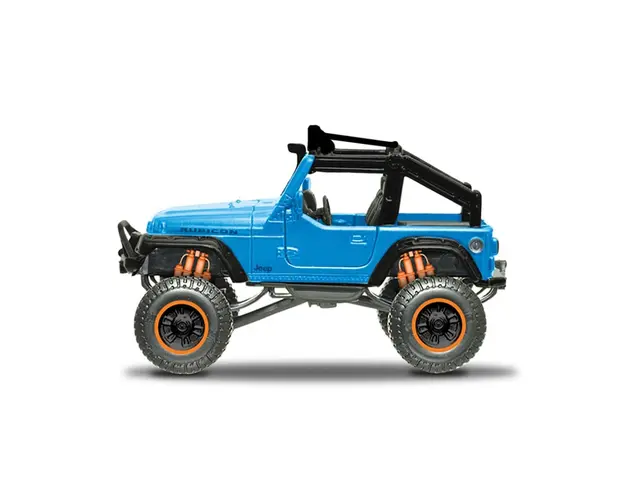 Masinuta Maisto Fresh Metal 4X4 Rebels,11 cm, Jeep albastru