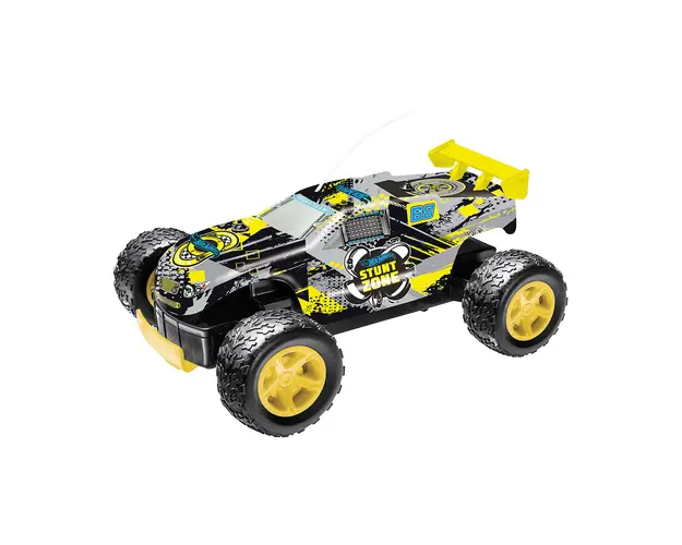 Masinuta cu telecomanda, Hot Wheels, Rock Monster, 1:24, Galben