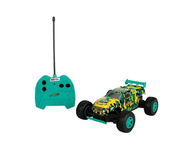 Masinuta cu telecomanda, Hot Wheels, Rock Monster, 1:24, Verde