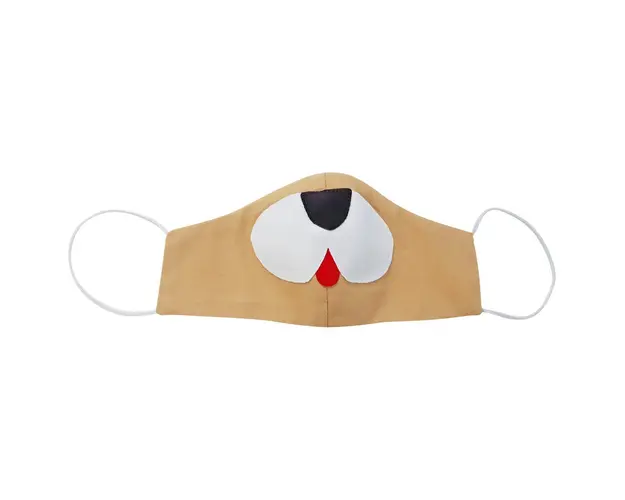 Masca de fata, copii 6-12 ani, reutilizabila, forma anatomica cu botic Catel, Noriel
