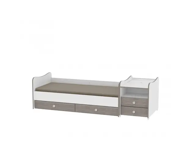 Mobilier transformabil in 2 variante Lorelli Classic, White Coffee