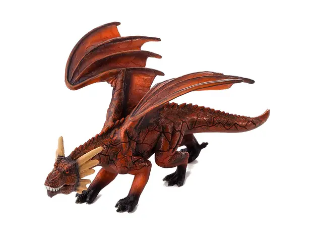 Figurina Mojo, Dragonul de foc cu mandibula articulata