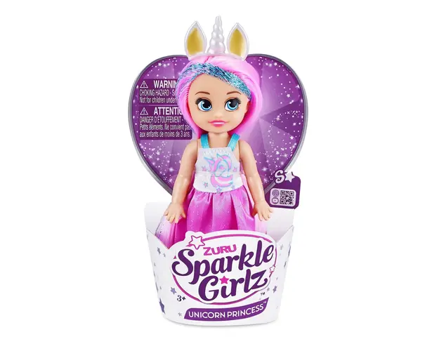 Papusa Unicorn mini, Sparkle Girlz, 12 cm
