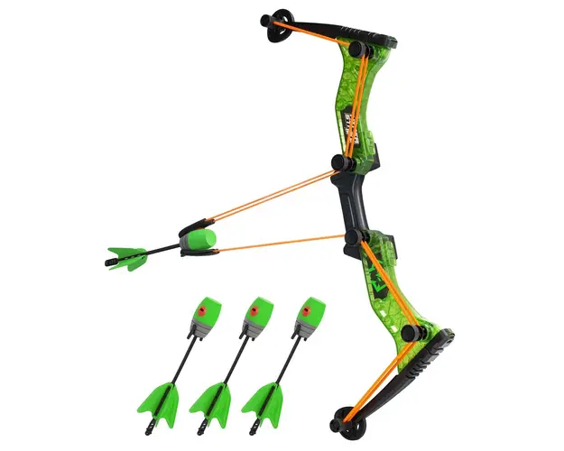 Arc cu 4 sageti, Zing, Hyper Strik, Verde