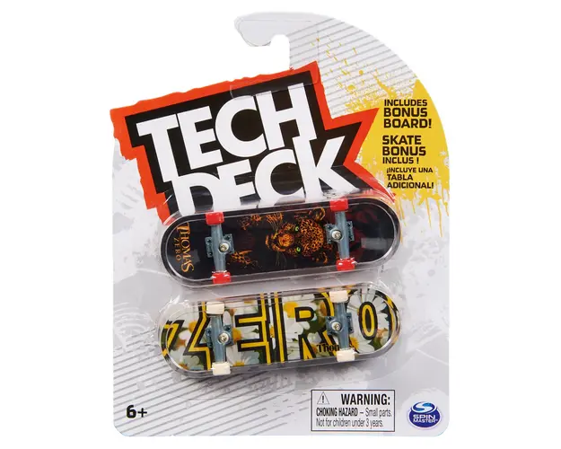 Set 2 mini placi de skateboard, Tech Deck, Zero, 20148087