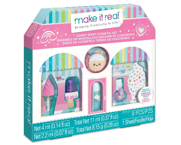 Set produse cosmetice, Make It Real, Candy Shop, 9 piese