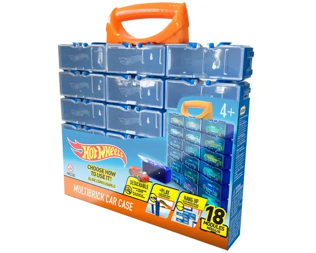 Cutie Multibrick pentru 18 masinute, Hot Wheels