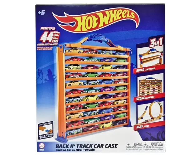 Cutie Rack and Track pentru 44 masinute, Hot Wheels