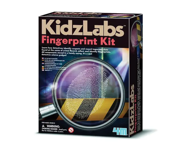 Set educativ, 4M, Amprente digitale, Kidzlabs
