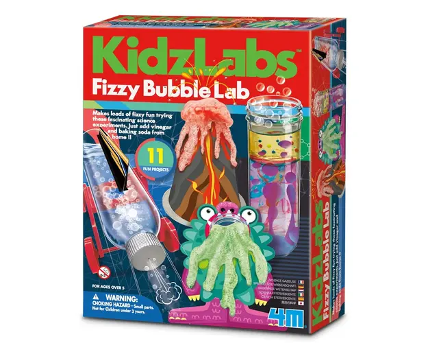 Joc educativ 4M, Laborator cu bule efervescente, Kidzlabs