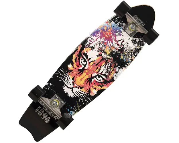 Skateboard Action One, Aluminiu, 70 x 29 cm, Multicolor, Just a cat