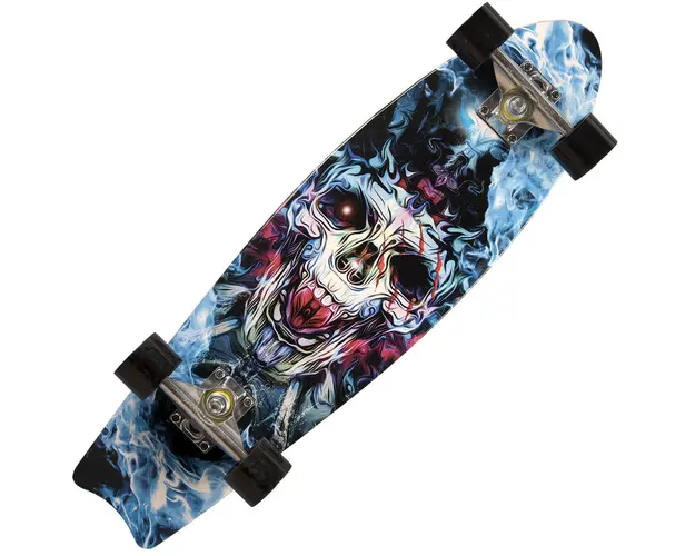 Skateboard Action One, Aluminiu, 70 x 29 cm, Multicolor, Ice Death