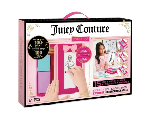 Set de creatie vestimentara Make It Real, Juicy Couture Fashion Exchange, 51 piese