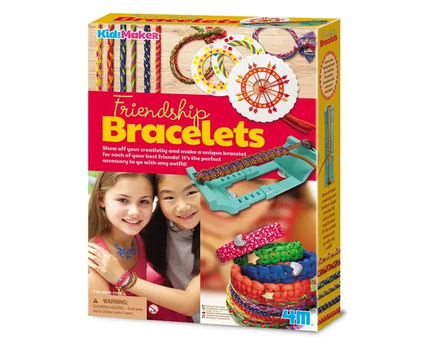Set creativ, 4M, Bratarile prieteniei