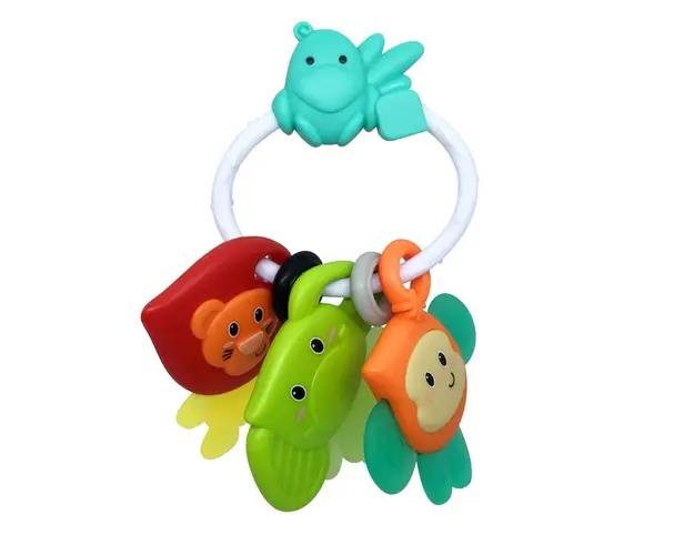 Jucarie dentitie, B Kids, Leu, maimuta si elefant