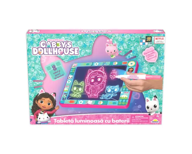 Tableta de desenat, Gabby's Dollhouse, Glow Pad