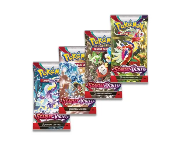 Set 10 cartonase de joc, Pokemon, Scarlet si Violet TCG Live SV01