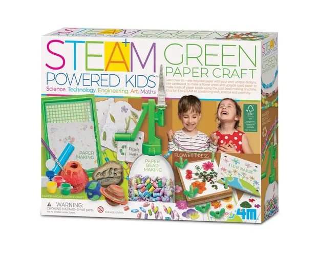 Set stiintific 4M, Arta cu hartie reciclata, Steam Kids
