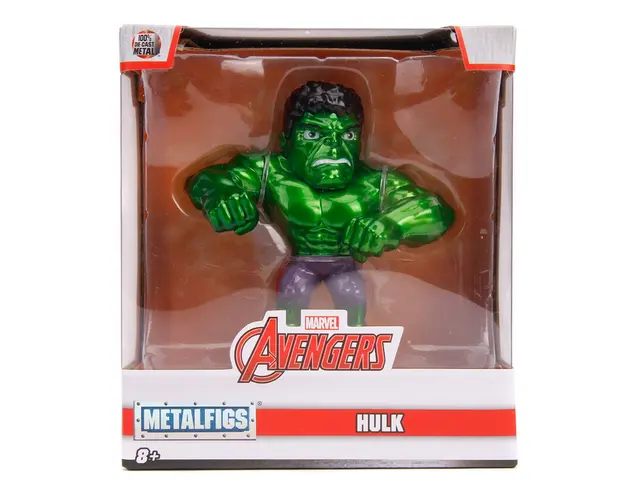 Figurina metalica, Jada, Marvel Hulk, 10 cm
