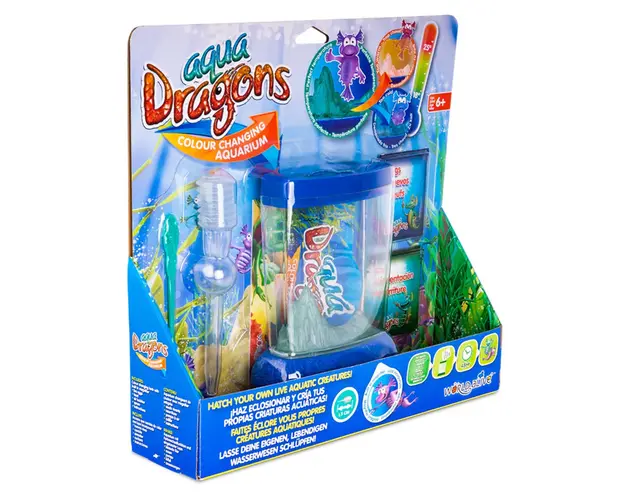 Set de joaca educativ, Stem Aqua Dragons, Habitat in culori schimbatoare