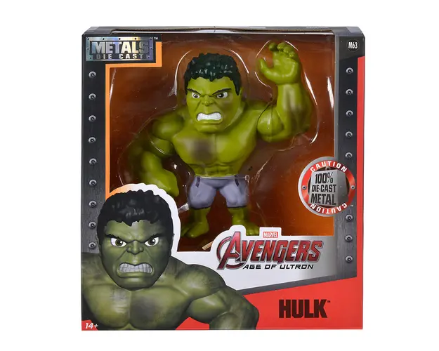 Figurina metalica, Jada, Marvel Hulk, 15 cm