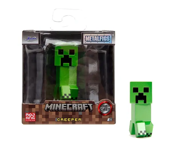 Figurina metalica, Jada, Minecraft, Creeper, 6 cm