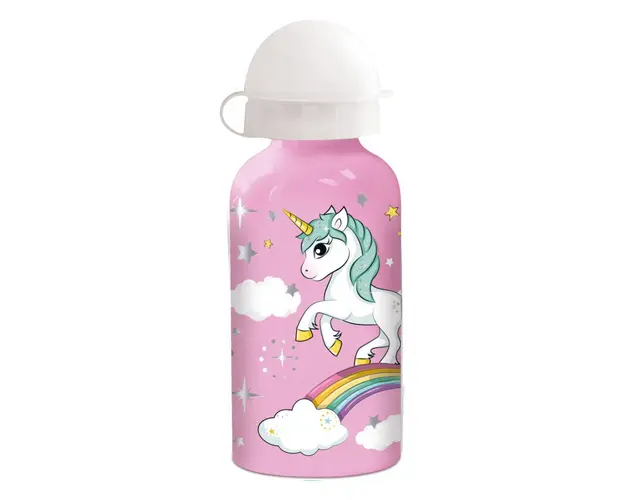 Bidon din aluminiu, Stor, Unicorn, 400 ml