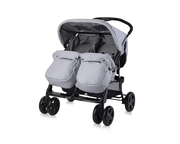 Carucior pentru gemeni, Lorelli Twin, Cool Grey