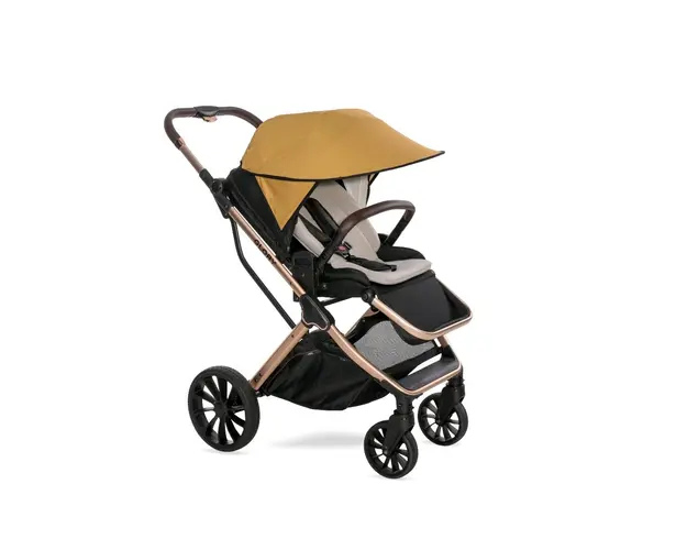 Copertina pentru carucior, model universal, protectie solara Lorelli, Lemon Curry