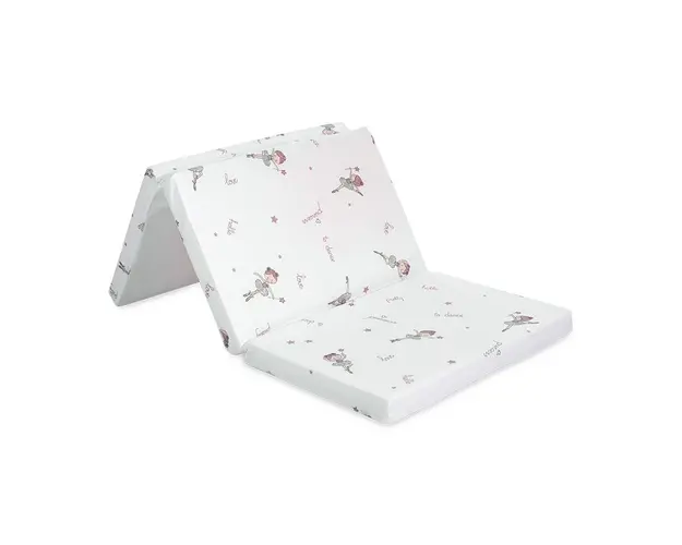 Saltea pliabila de voiaj, Lorelli, 60 X 120 X 5 cm, Spuma Elastica, Pink
