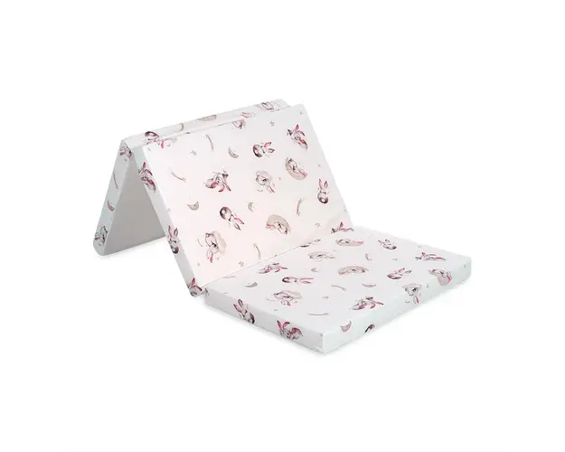 Saltea pliabila de voiaj, Lorelli, 60 x 120 x 5 cm, Spuma Elastica, Beige