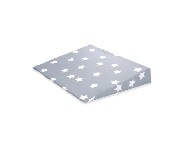 Perna Inclinata antisufocare, Lorelli Air Comfort, 60 X 45 X 9 cm, husa detasabila si lavabila, Blue Grey Mist