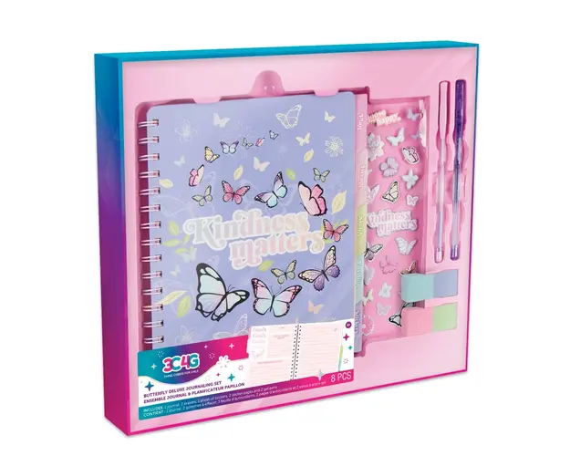 Jurnal si 2 pixuri cu gel, 3C4G, Butterfly Deluxe