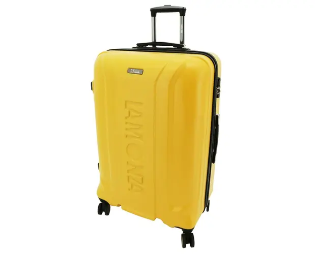 Troler Lamonza Glamour, galben, 78 x 51 x 31 cm