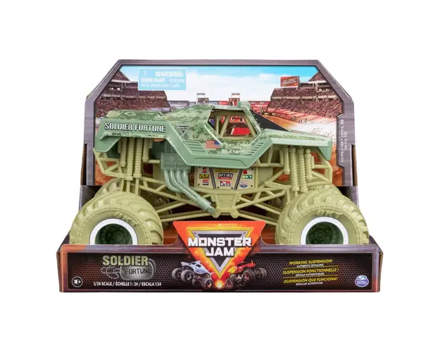 Masina metalica, Monster Jam, Soldier Fortune, 1:24, 20143044