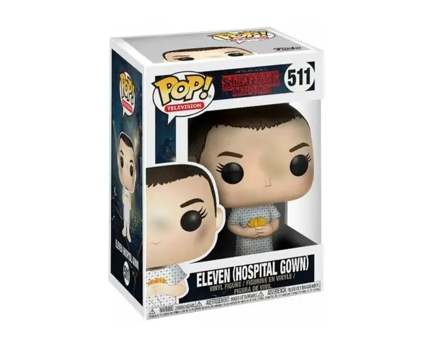Figurina Funko Pop Television, Stranger Things, Eleven in haine de spital