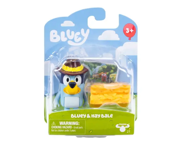 Set figurina, Bluey, Story Starter, Bluey si Hay Bale