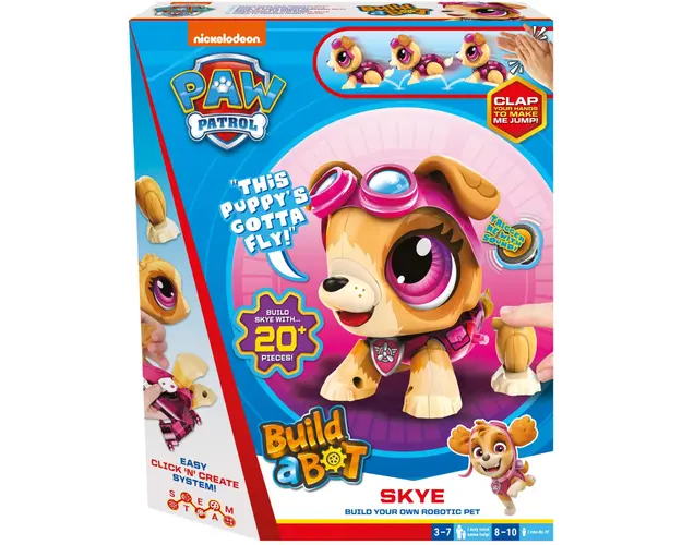 Robot Paw Patrol Build a Bot, Skye, 20 piese